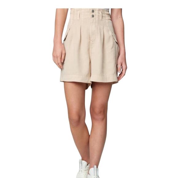 NWT! Blank NYC Just Sayin Pleated Khaki Cargo Short - Size XS - Picture 2 of 9